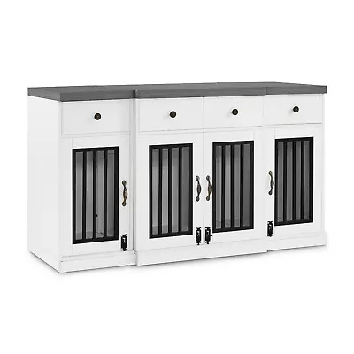 Lovupet Wooden Dog Crate Furniture With 4 Drawers For Medium/Large Dogs 1872 • $469.99