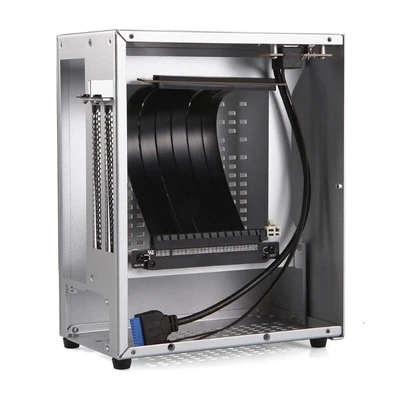 $110.89 • Buy Aluminum Mini-ITX Micro For  HTPC For  Desktop Chassis With PCIE 3.0 Ris