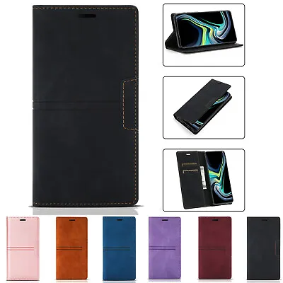 Flip Leather Phone Case For Xiaomi Poco F3 M2 Pro C3 M5s Redmi K40 Wallet Cover • £4.79