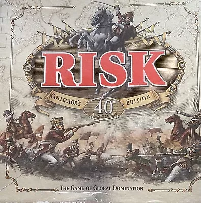 Hasbro Risk 40th Anniversary Collector's Edition Game COMPLETE Metal Minatures • $95