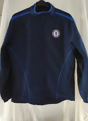 Mens Navy Blue Chelsea Football Club Size M Jacket -Official Licensed Product • £19.99