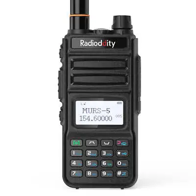 $37.99 • Buy Radioddity MU-5 MURS Radio USB-C Charging 250 Channel VOX NOAA Display Sync