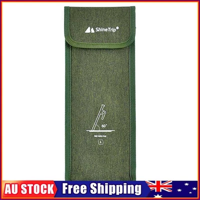 $9.10 • Buy Outdoor Camping Tent Pegs Nails Bag Hammer Wind Rope Storage Pouch (30cm)
