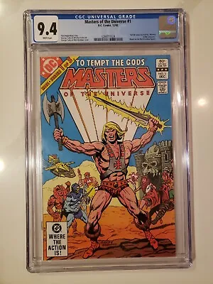 Masters Of The Universe 1 CGC 9.4 DC Comics 1982 • $99