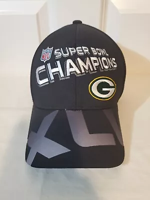 Green Bay Packers Superbowl XLV Champions Reebok NFL Fitmax '70 Baseball Hat • $13.99