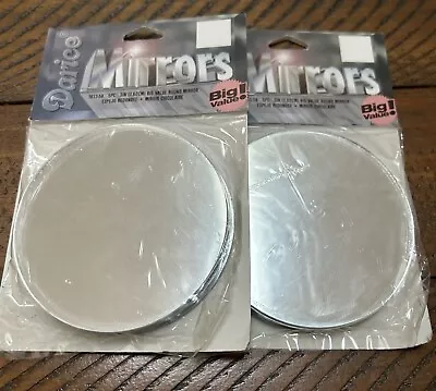 Darice Round Craft Mirrors Two Packs Of 5 Ea. 3  Round New Unopened 1613-58 • $10.96