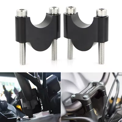 $20.81 • Buy Fit For Yamaha XVS650/V-Star 650 98-10 HandleBar Bar Risers Mount Clamp Adapter