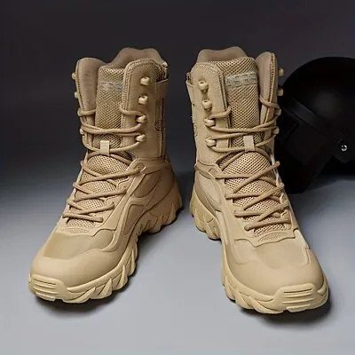 Military Tactical Boots Wear Resistant Non-slip Comfortable Outdoor Shoes • $52.99