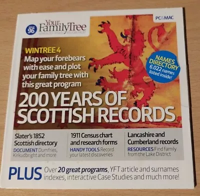 Your Family Tree CD ROM - Issue 96 - 200 Years Of Scottish Records • £3.50