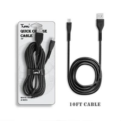10ft Long Fast USB Cord Cable For Samsung Galaxy Tab A8 SM-X200 Tablet • $9.26