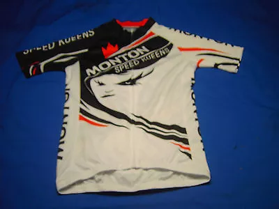 MONTON SPEED KUEENS Ladies Cyclist/ Bike Short Sleeve Jersey  Size Large • $29.98