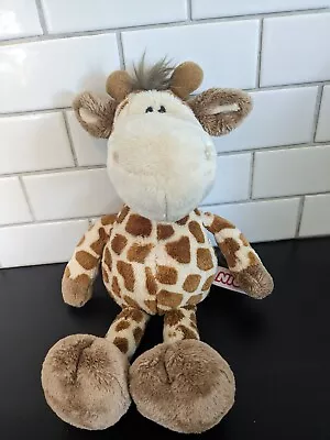 NICI Floppy Giraffe Soft Plush Toy 11” German Bellybutton Stuffed Animal Brown • $24.99