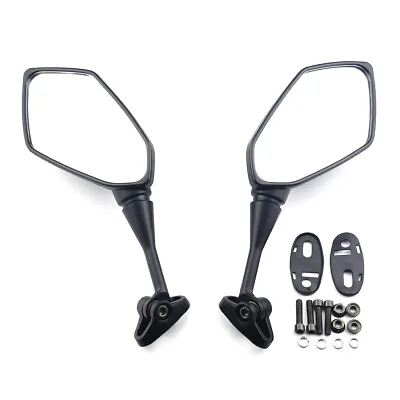 Motorcycle Side Rearview Mirrors For Suzuki GSX600/750F 1998-2008 Katana Black • $25.85