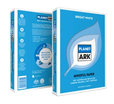 $7 • Buy Planet Ark A4 100% Recycled Office Copy Paper 80gsm Bright White 1 X 500 Sheets