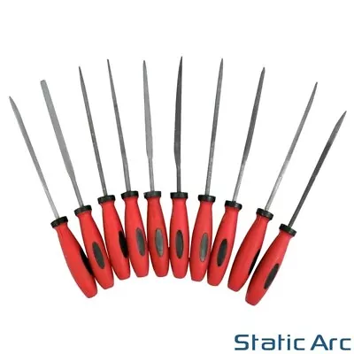 £4.99 • Buy 10pc NEEDLE FILE SET HARDENED STEEL PRECISION SMALL METAL JEWELLRY HAND CRAFT