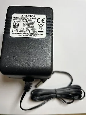 Output: 12VDC 1000mA AC/DC Adaptor AC-DC ADAPTOR : LK-D120100 For Childs Car • £18