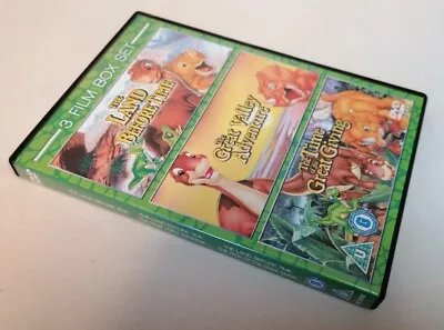 £5 • Buy DVD - The Land Before Time Films 1-3 Collection 3-Disc Box Set PAL UK R2 