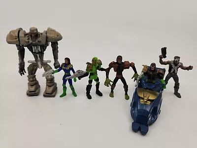 Judge Dredd Mega Heroes Lot Of 6 - Death Hershey Rico ABC Machine Lawmaster • $29.99