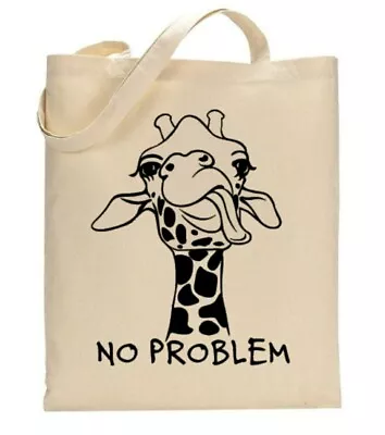 £6.99 • Buy Giraffe 🦒 Cotton Shopping/shoulder/beach/tote Bag Gift, Present, 
