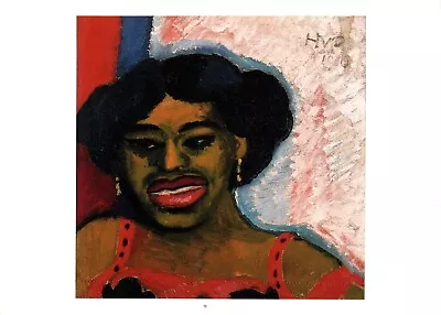 Postcard Max Pechstein Nelly 1910 Woman Oil On Canvas  • $4.25