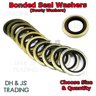 Bonded Seal Washers - Dowty Sealing Washer Hydraulic Oil Petrol Sealing Washers • £24.99