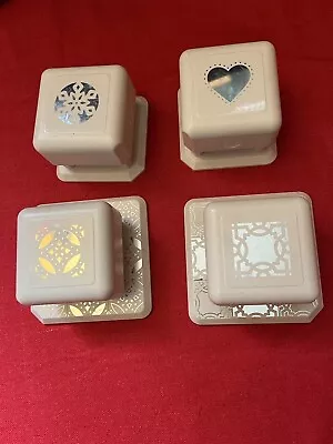 Lot Of (4) MARTHA STEWART Paper Punch Punches  All Over The Page  RETIRED • $29.99