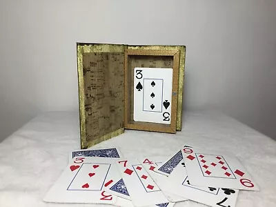 CARD TRICKS CASE BOOK - Vintage Ace Playing Cards Games Book 36497 RED J • $13