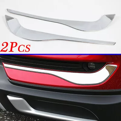 Chrome Front Fog Light Eyebrow Cover Trim For Mazda CX5 KF 2017-2021 Accessories • $38.94