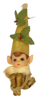 Nanco Vintage Christmas Shelf Elf Pixie Knee Hugger 6” X 2” Tall Hat RARE • $79.95