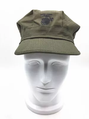 Ww2 Us Hbt Usmc Pacific Camouflage Army  Green Marine Corps Cap Hat • $22.99