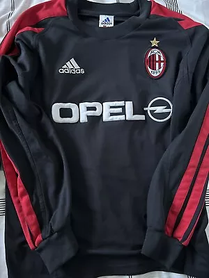 Ac Milan Retro Training Sweatshirt 01/02 Vintage  • £40