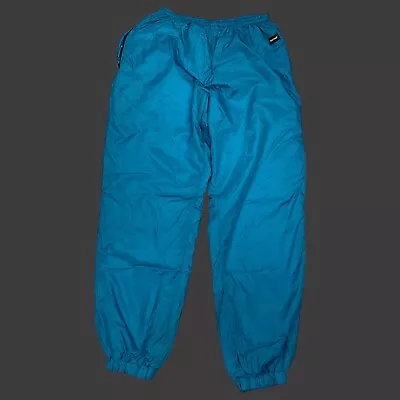 Marmot Gore Tex Sweat Pants Blue XL Pull On Lined Blue Vintage • $29