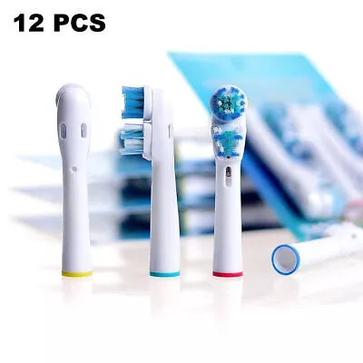 $19.99 • Buy 12PCS Electric Toothbrush Replacement Heads For Braun Oral B Dual Clean SB-417A