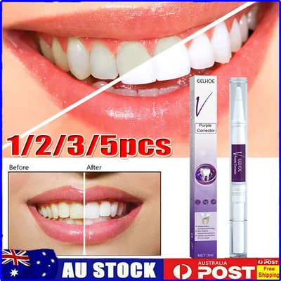 $8.96 • Buy V34 Colour Corrector Teeth Whitening Gel Pen, Tooth Stain Removal AU