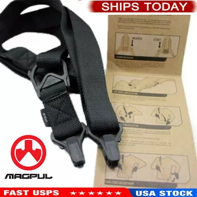 Magpul MAG514 Black MS3 Gen2 Multi-Mission Two Point Sling System FAST FREE SHIP • $15.89
