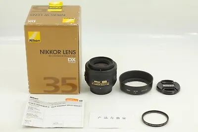 [MINT] Nikon 35 Mm F/1.8G AF-S DX Lens HB-46 Hood Cap From Japan #622 • $242.35