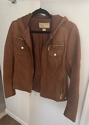 Michael Kors Jacket Leather Size Medium  Used In Very Good Condition • $65