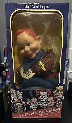 Vintage 1972 Howdy Doody Ventriloquist Dummy 30  Doll New Open Box Goldberger • $150