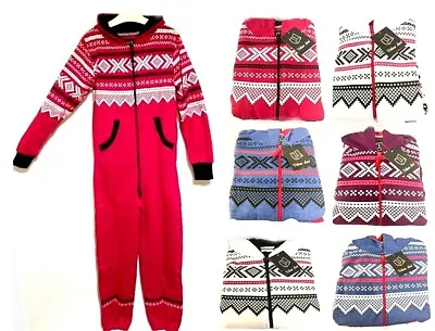 Patterned 1onesie Matching Mens & Ladies All In One Jumpsuit One Piece  S M L Xl • £9.99