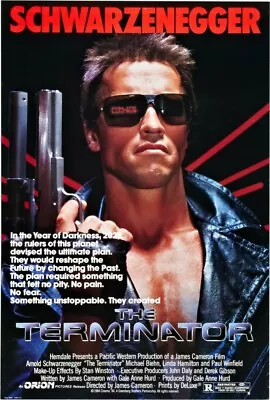 The Terminator Movie Poster Print Art Photo 8x10 11x17 16x20 22x28 24x36 27x40 • $9.99