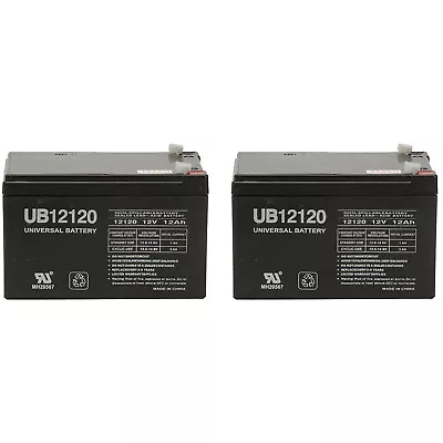 UPG 2 Pack - 12V 12Ah F2 Wheelchair Scooter Battery Replaces Toyo 6FM12 • $74.99