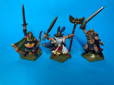 £49.99 • Buy Citadel Games Workshop Plastic 1995 Warhammer Quest Elf Ranger Mage Barbarian