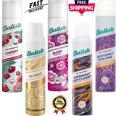 Batiste Dry Shampoo 200ml - Instant Hair Refresh Spray • £4.99