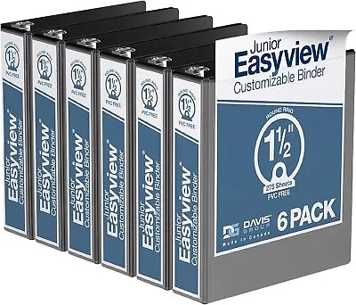 Easyview Premium 1.5-Inch Mini Binder 8.5″X5.5  3-Ring Binders For School • $65.95