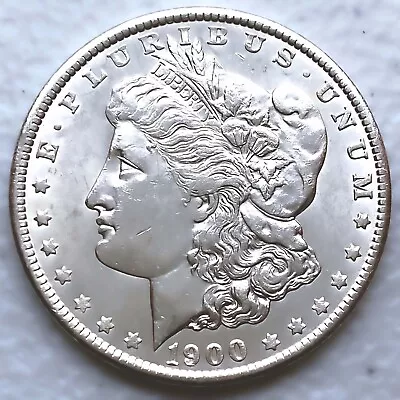1900 Au/unc Morgan Silver Dollar 90% $1 Coin Us #e18 • £26.14