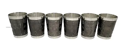 MULLINGAR Pewter  Cups Made In Ireland Set Of 6 • $49.95