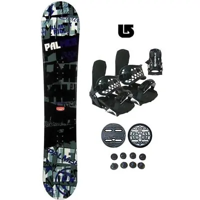 145 Palmer Crack Snowboard And Bindings L Package Set +Burton Decal Djoy10 Blem • $249.95