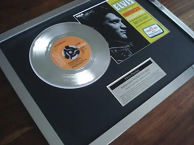 £84.99 • Buy Elvis Presley Rubberneckin' Platinum Disc 7  Single Record Award