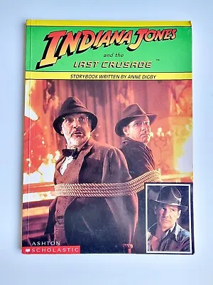 Indiana Jones And The Last Crusade - Storybook By Anne Digby - 1989 Vintage • $12.50