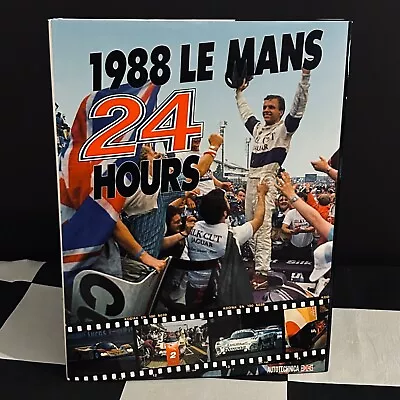 1988 Le Mans 24 Hours Official Yearbook Annual English Silk Cut Jaguar Xjr9 Lm • £125